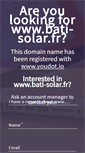 Mobile Screenshot of bati-solar.fr